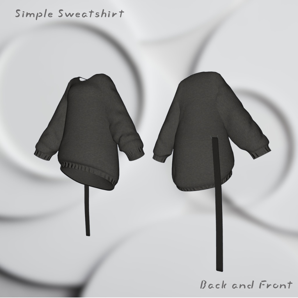 【無料】Simple Sweatshirt Set