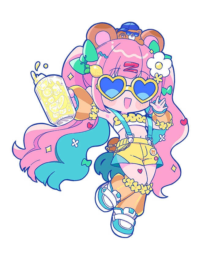 【限定缶バッチ&ステッカーセット】「かんぱい!ポジティブ★パレ―ド」藤井アユ美×宮咲あかり【マチ★アソビ新譜】