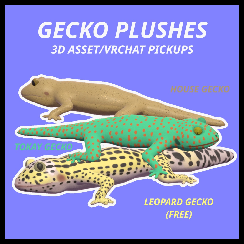 Gecko plushes [Pickupable Props]