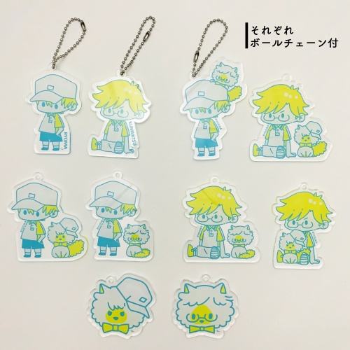 リョーマと手塚のアクリルキーホルダー