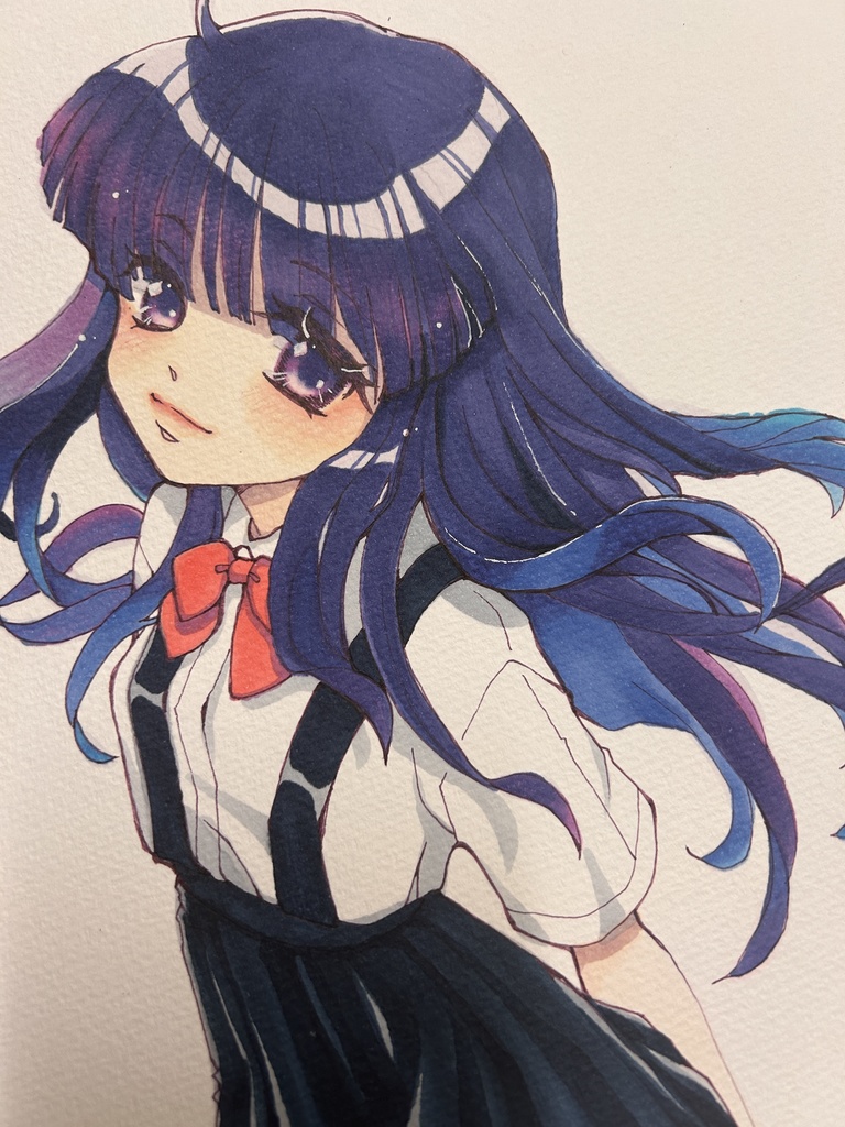古手梨花　アナログ原画