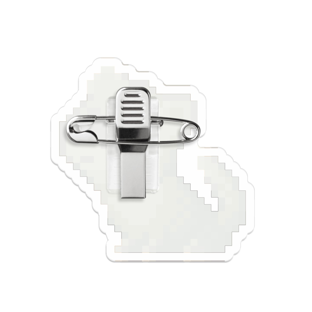 イタチのアクリルバッジ