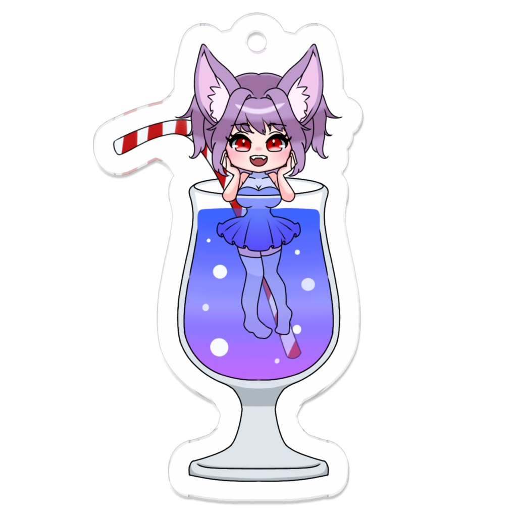 アサクラムニジュースアクキー