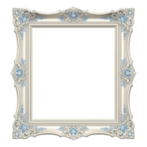 Blue Antique – かわいいアンティーク雑貨のクリップアート素材集(PNG形式)