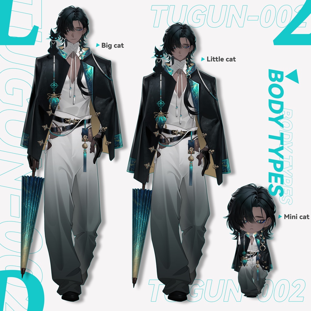 【live2d モデル】黑皮小猫