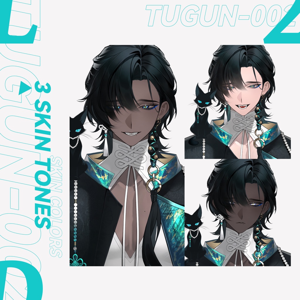 【live2d モデル】黑皮小猫