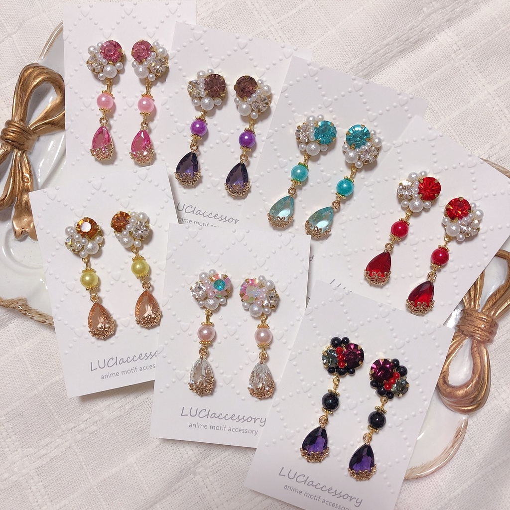 【まどマギ】ジルコニアピアス