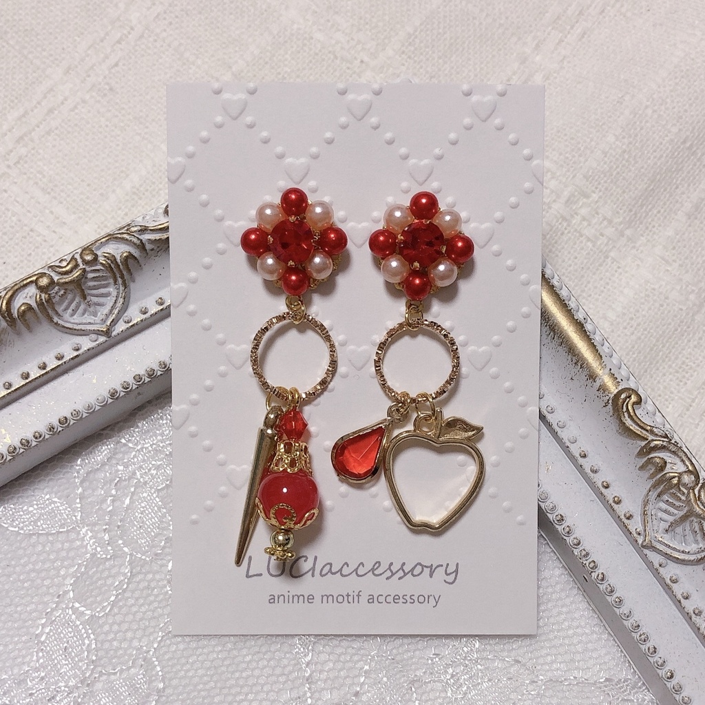 【まどマギ】ソウルジェムアシンメトリーピアス