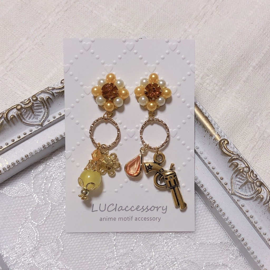 【まどマギ】ソウルジェムアシンメトリーピアス