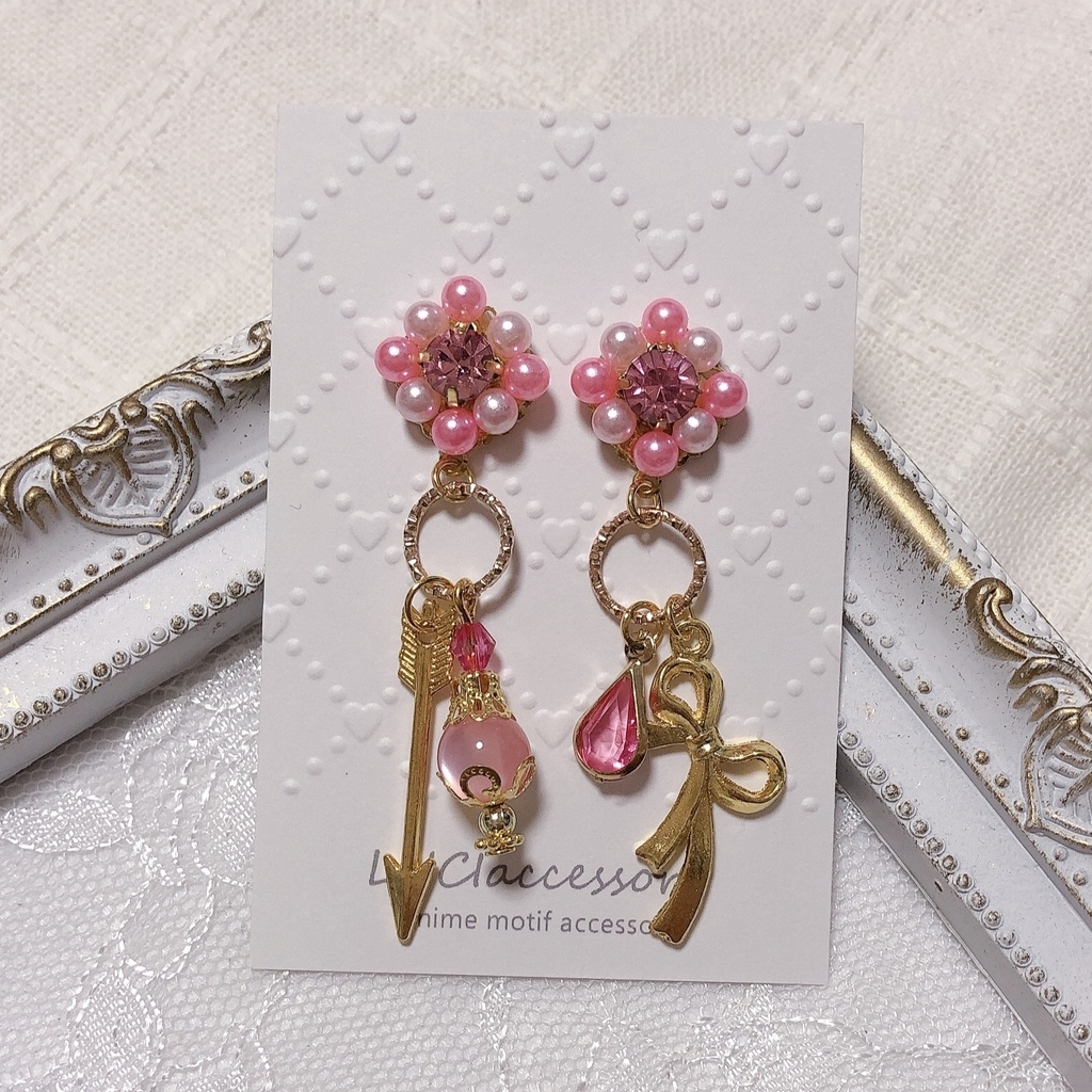 【まどマギ】ソウルジェムアシンメトリーピアス