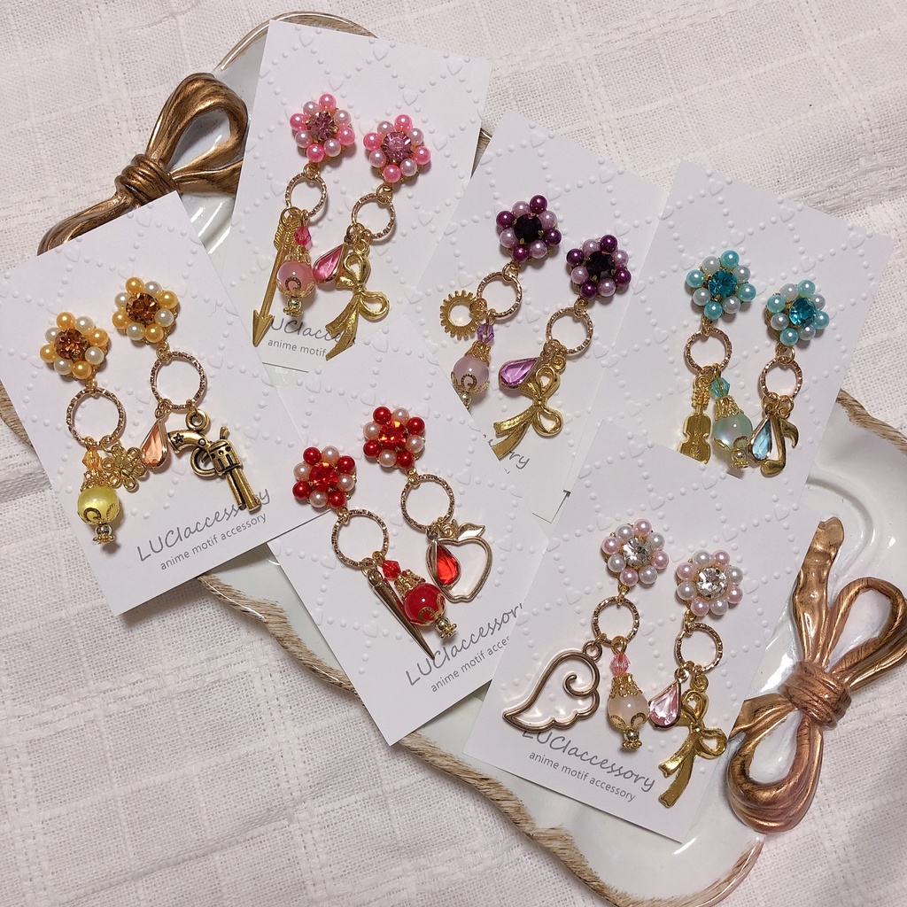 【まどマギ】ソウルジェムアシンメトリーピアス