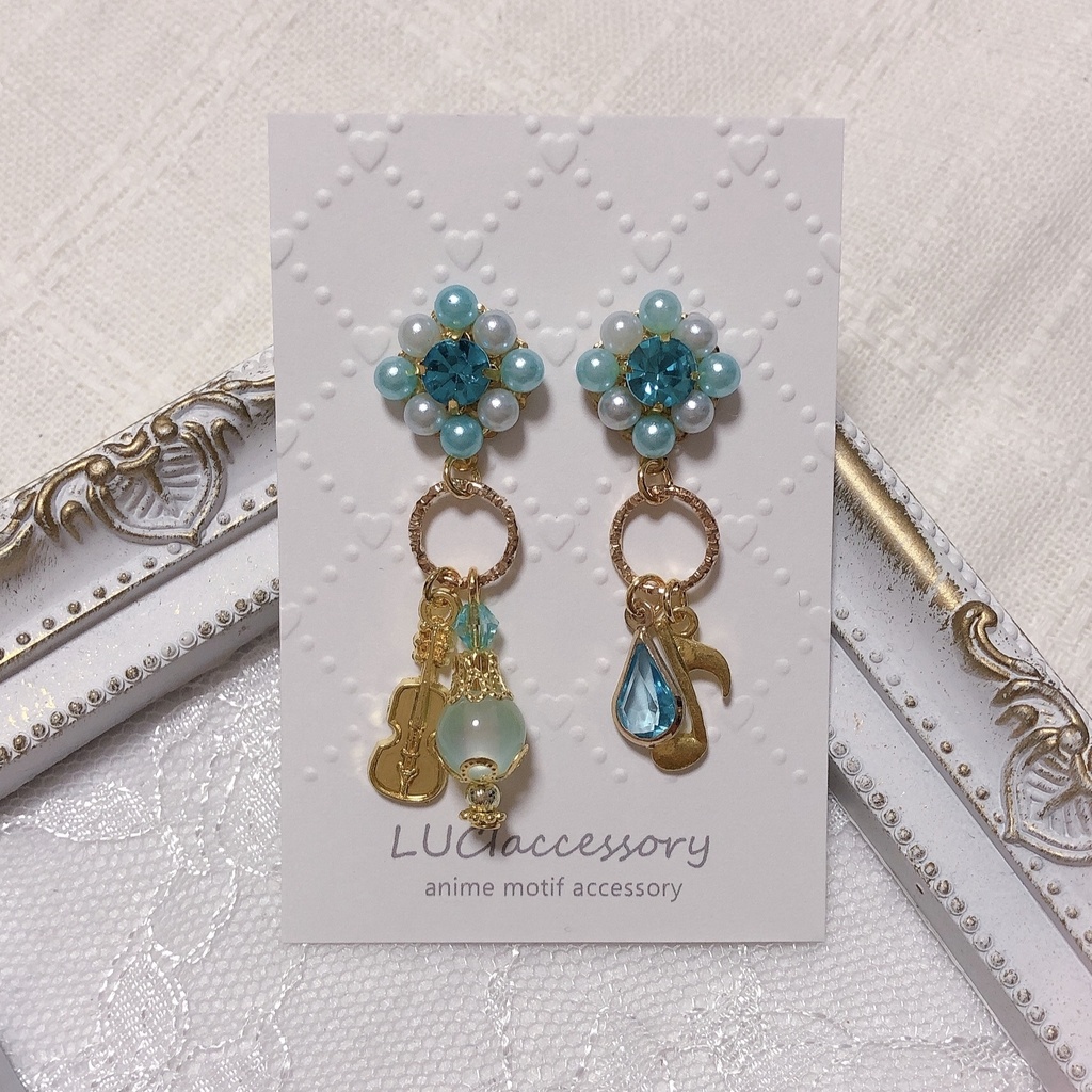 【まどマギ】ソウルジェムアシンメトリーピアス