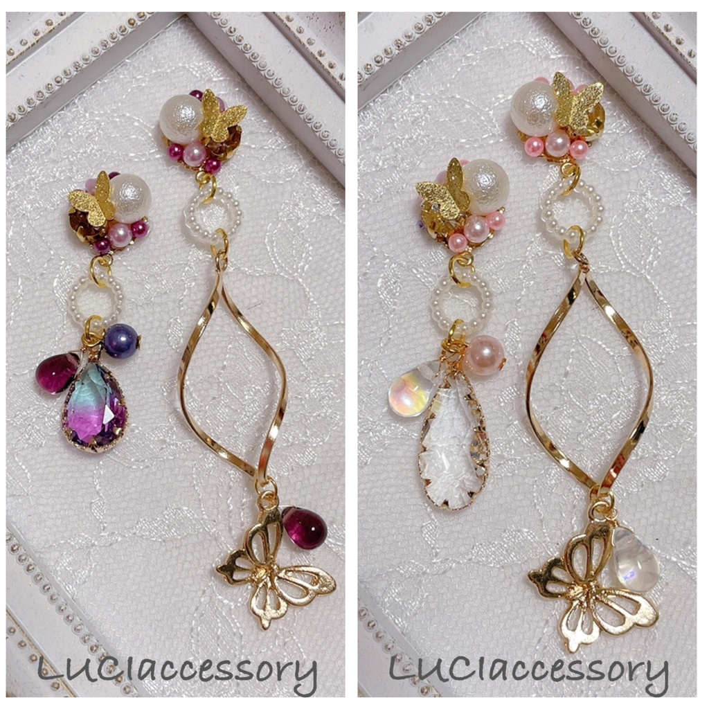 【鬼滅の刃】アシンメトリーピアス