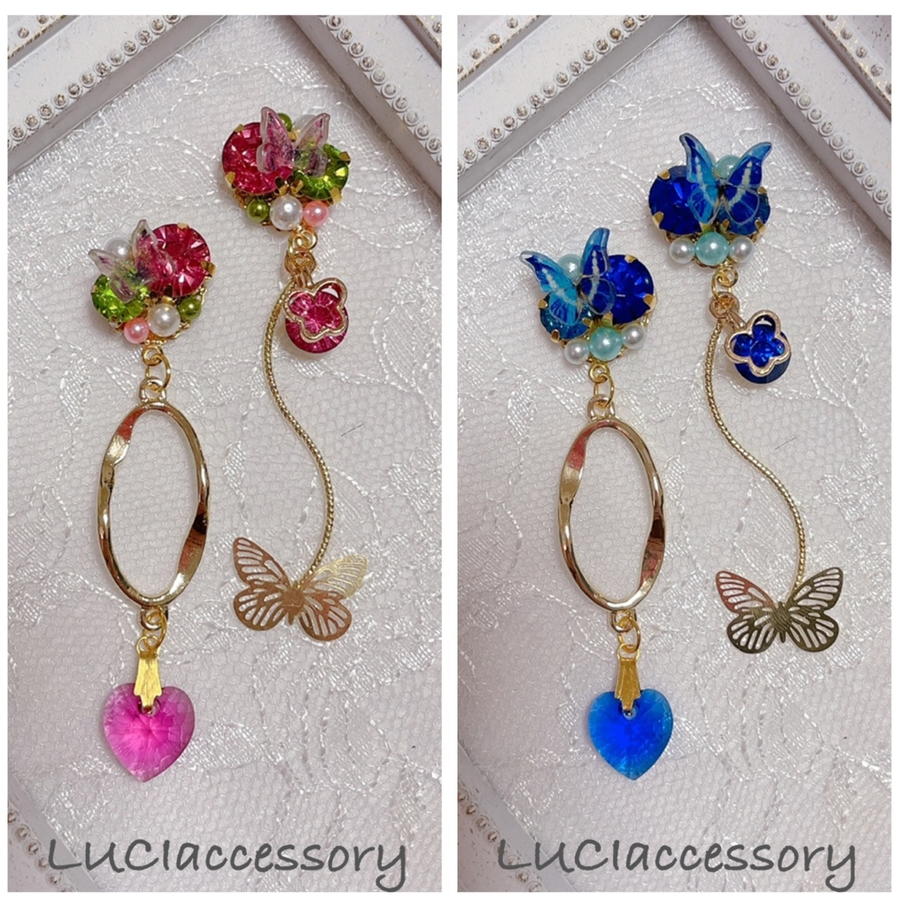 【鬼滅の刃】スワロフスキーピアス