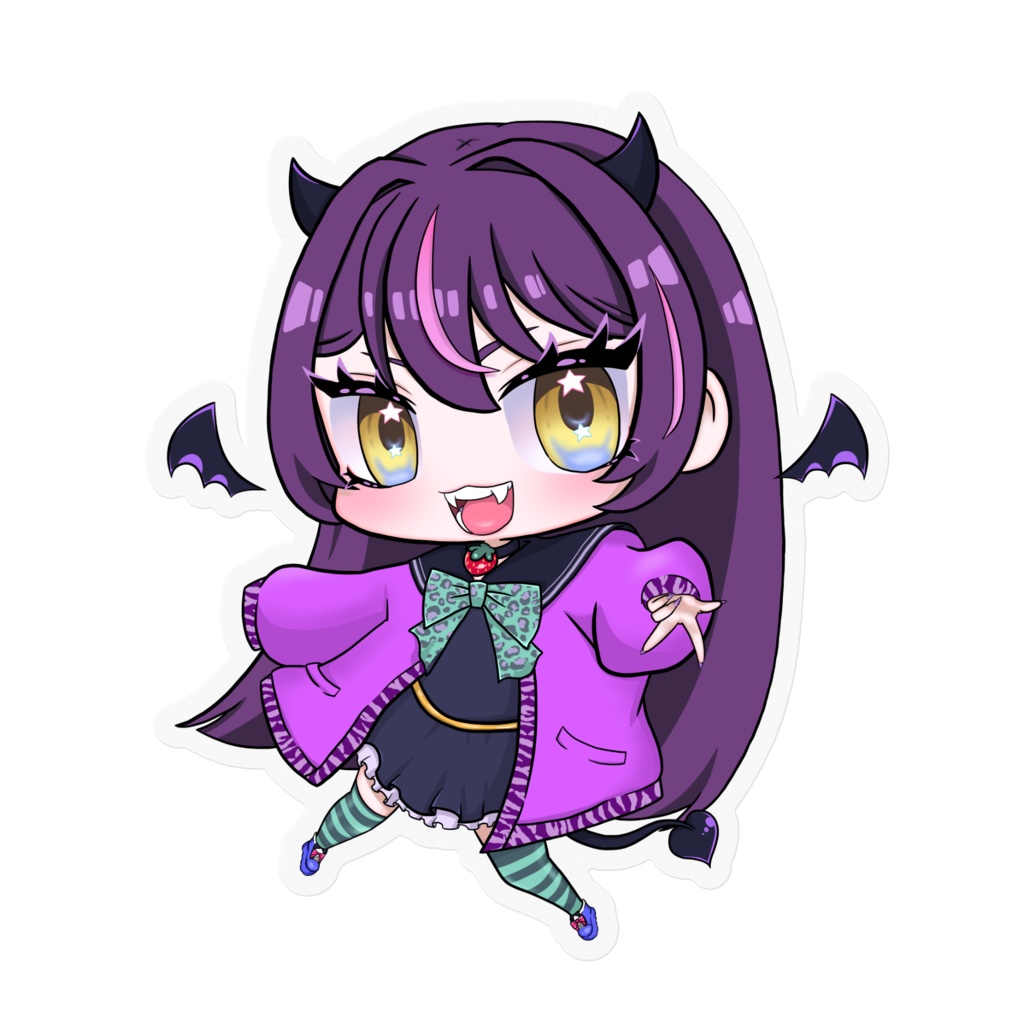 【2025生誕記念:再販】超キャワイイ新衣装ステッカー【ちょっと大きい】