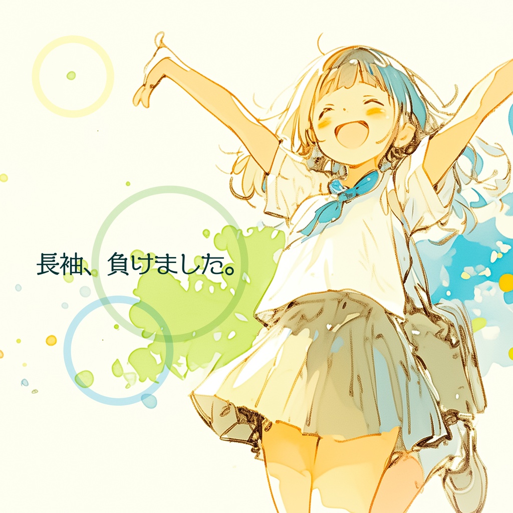 長袖、負けました。