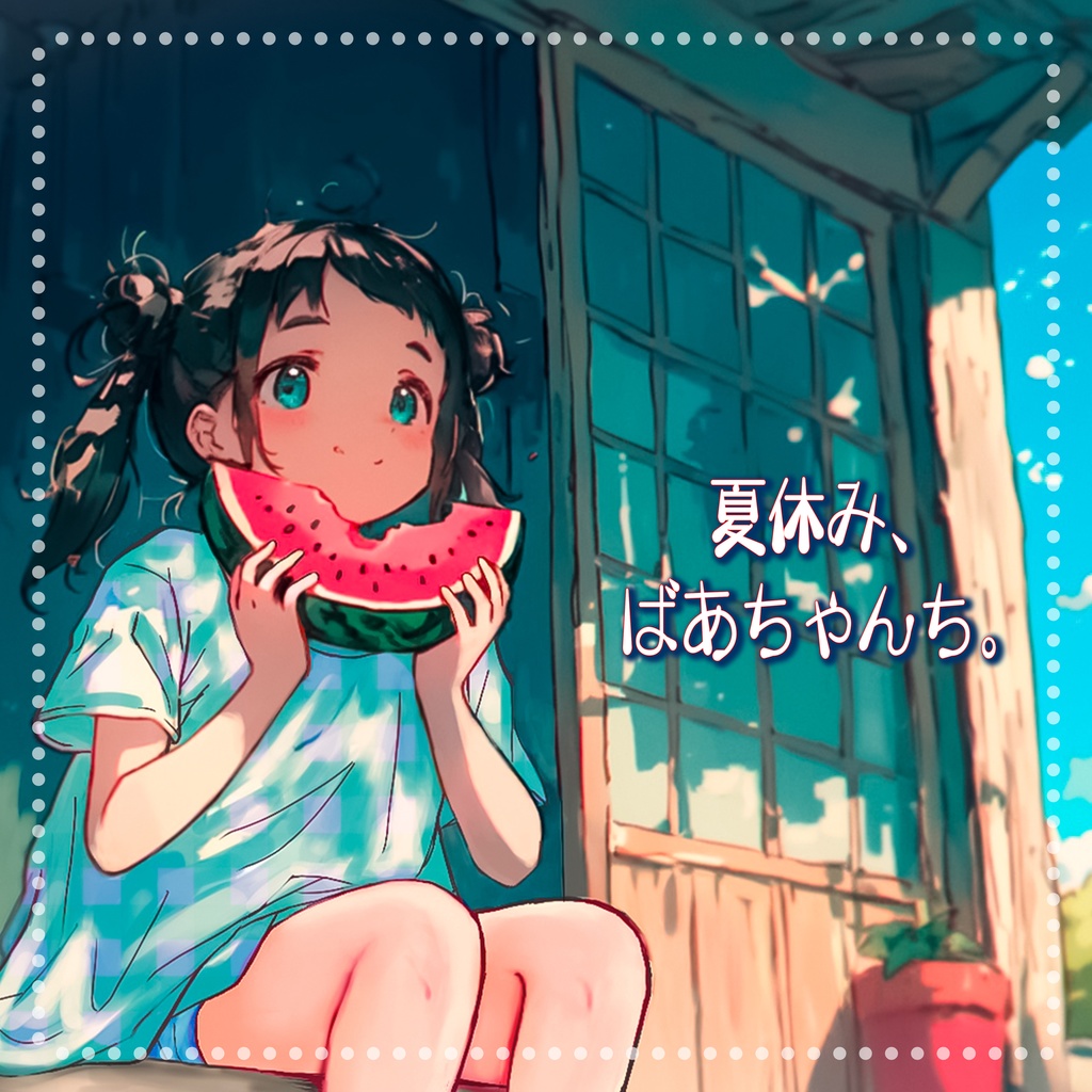 夏休み、ばあちゃんち。