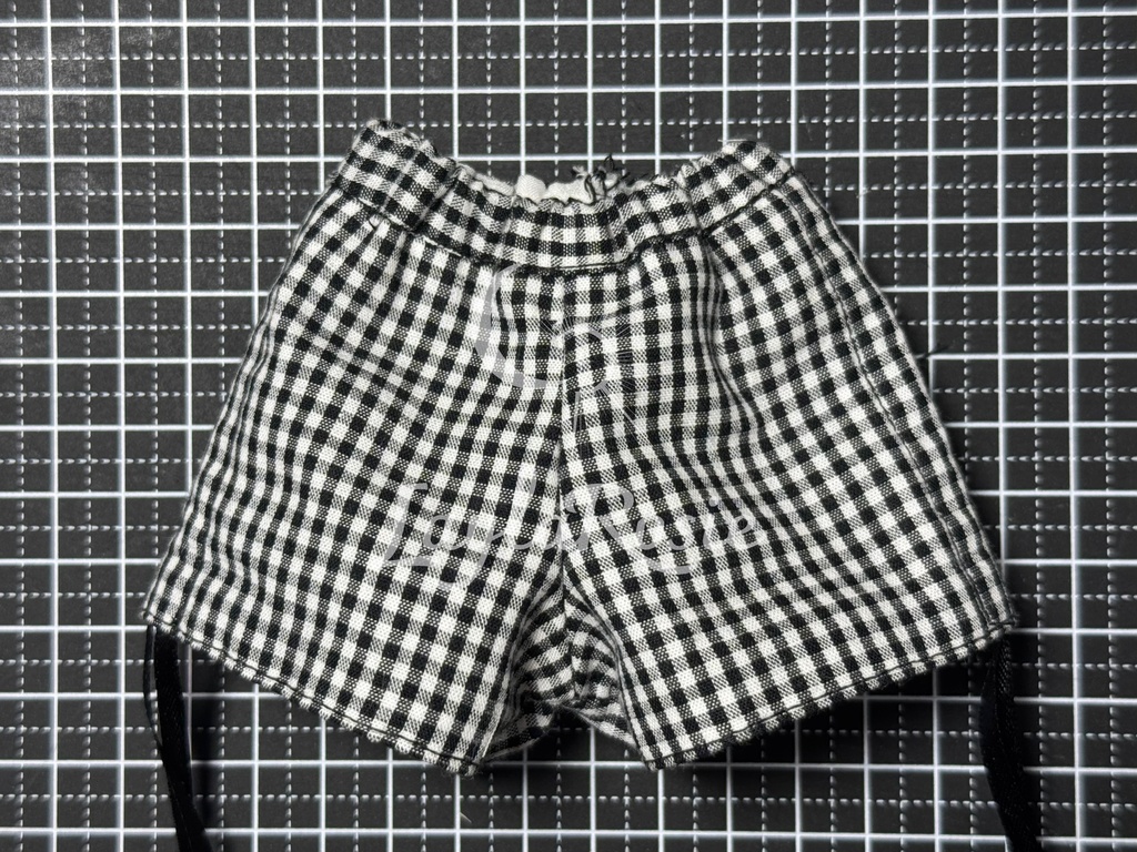 『tender bind』1/4ドール用 リボンシャーリングショートパンツ