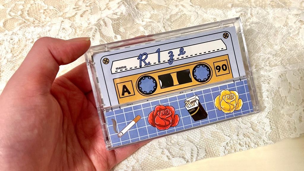 カセットテープ風メモ