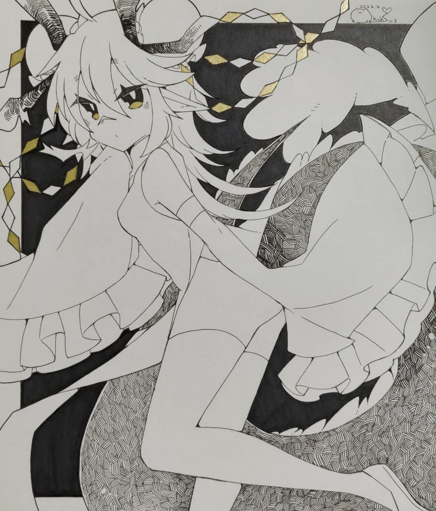 オリジナル色紙(ぱお)(中色紙②)