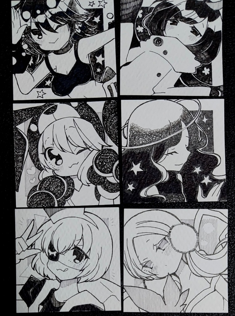 ポップン女子キャラミニ原画①