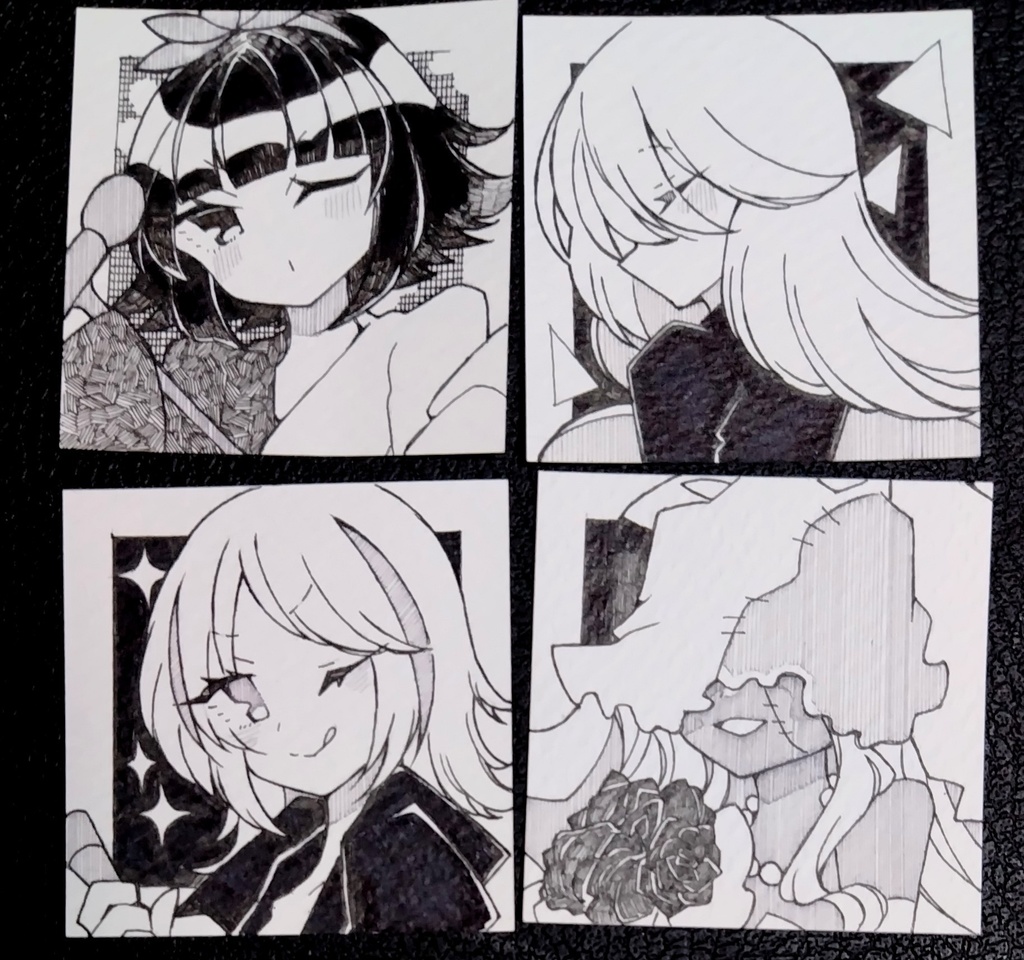 ポップン女子キャラミニ原画②