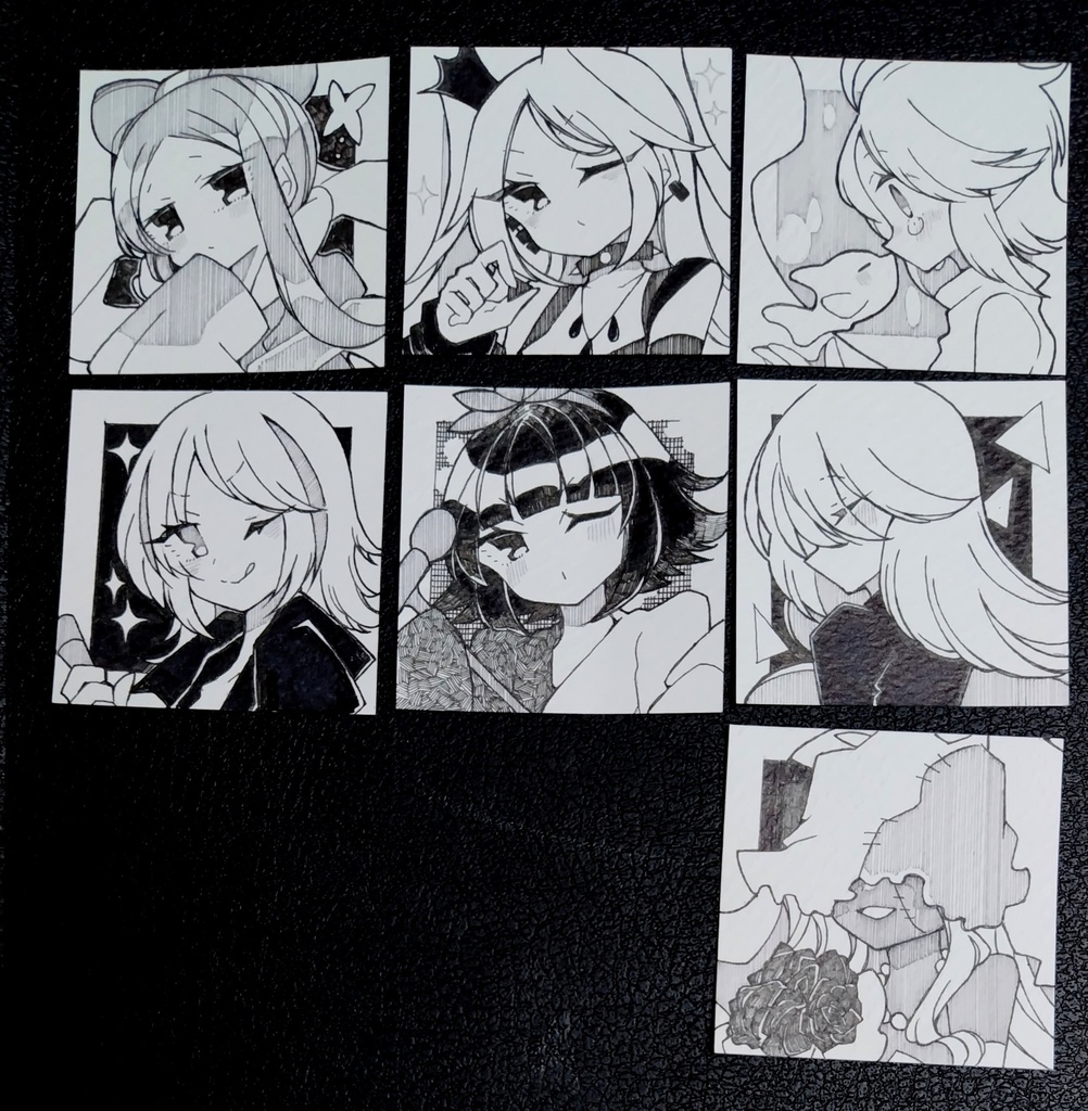 ポップン女子キャラミニ原画②