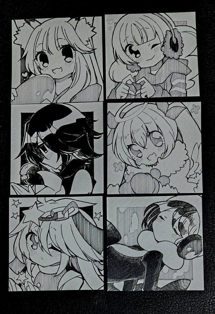 ポップン女子キャラミニ原画③