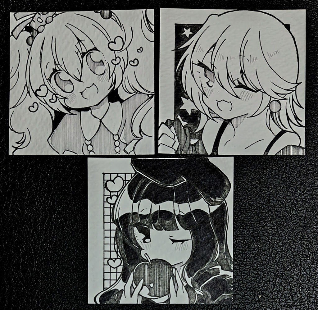 ポップン女子キャラミニ原画④