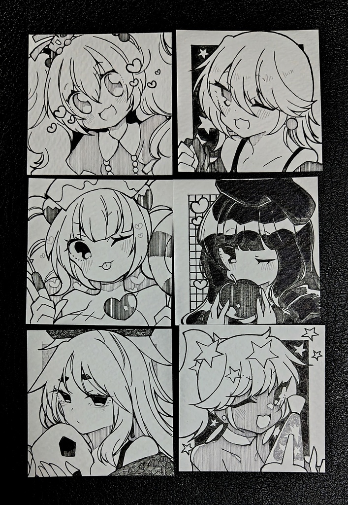 ポップン女子キャラミニ原画④