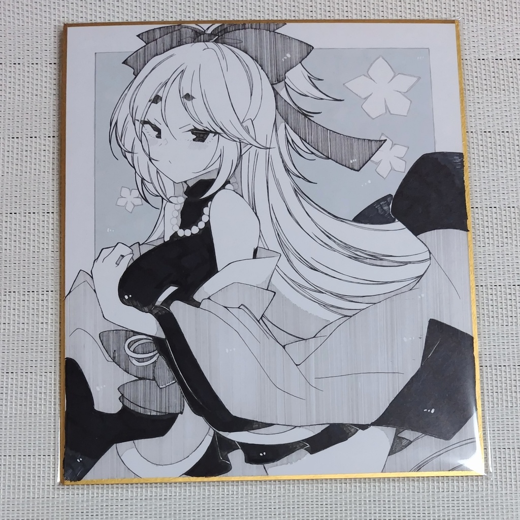 ※桔梗さん色紙(没衣装)