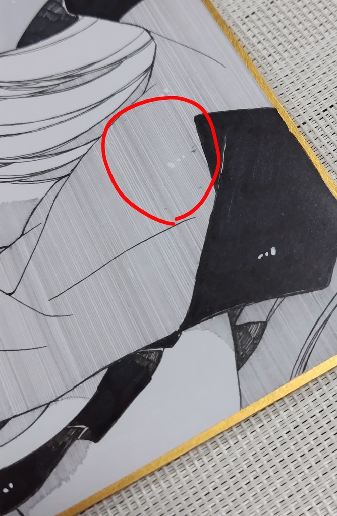 ※桔梗さん色紙(没衣装)