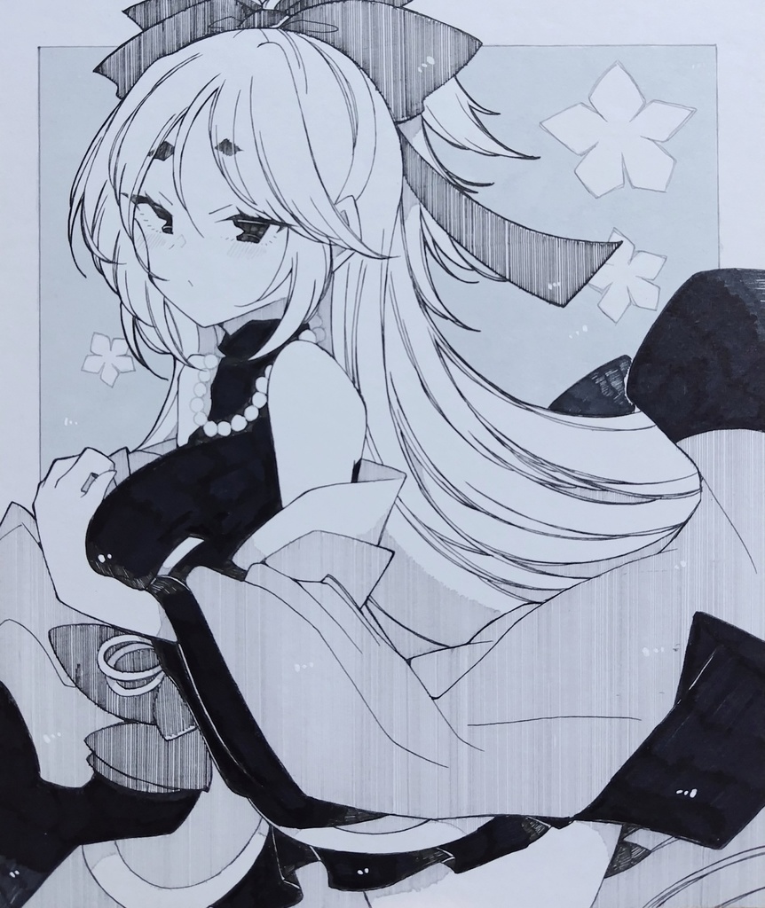 ※桔梗さん色紙（没衣装）