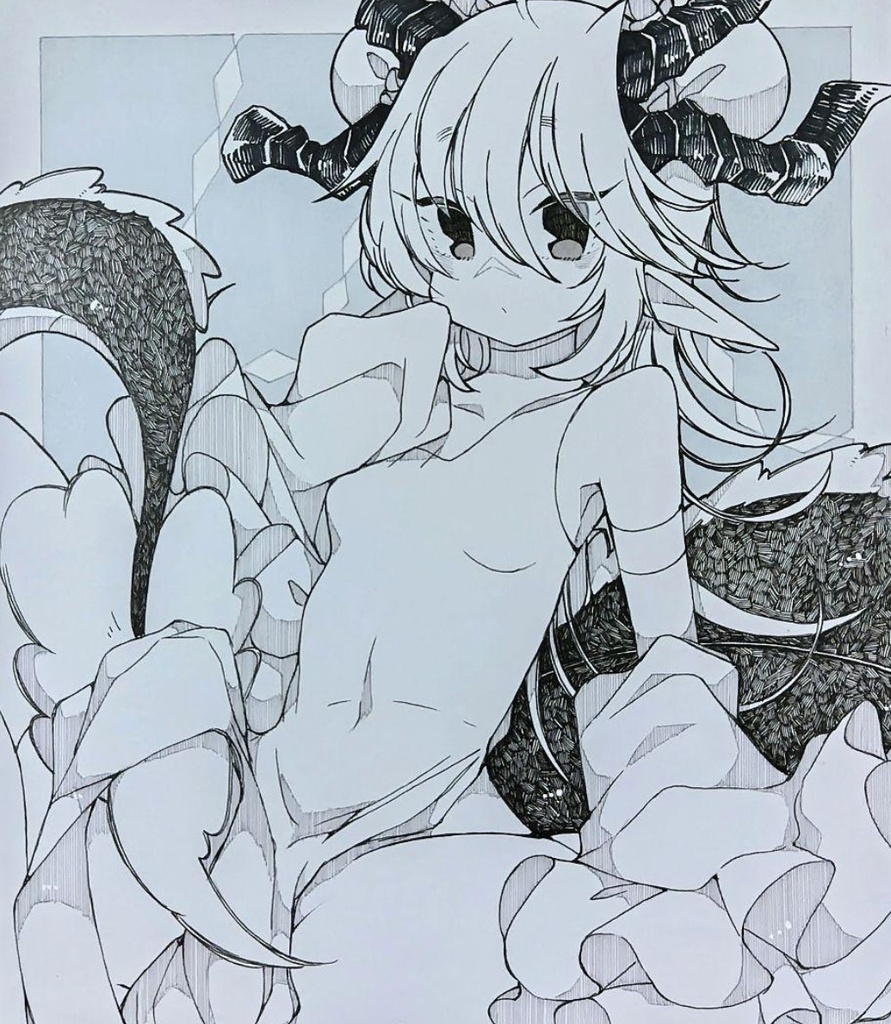 ※創作キャラ色紙（包）