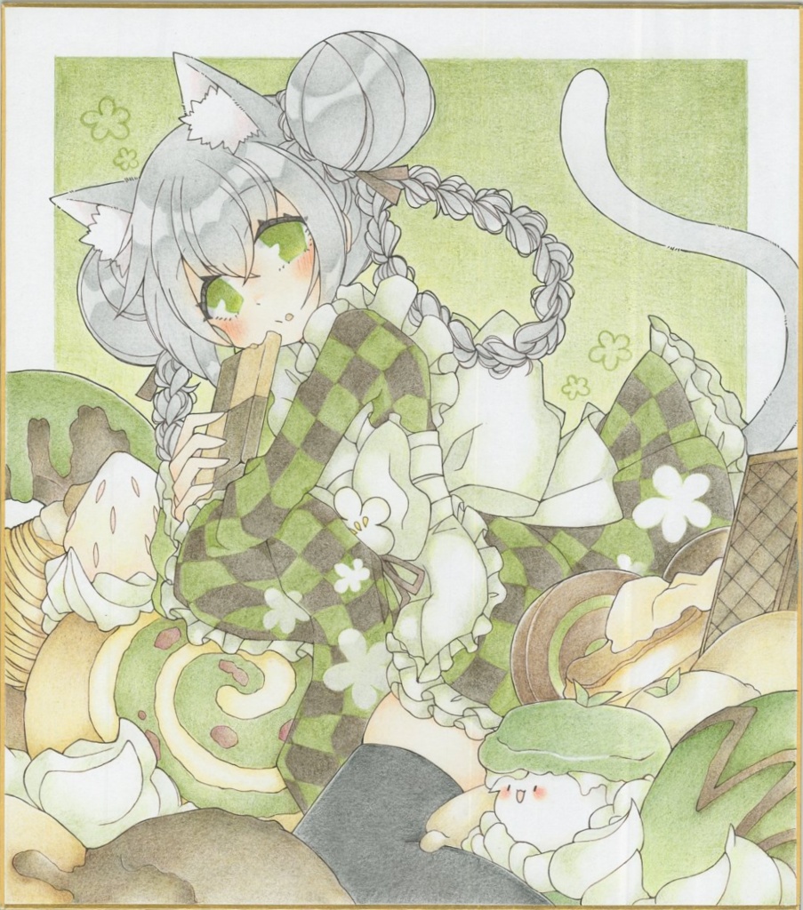 創作キャラ大色紙（ココロ）