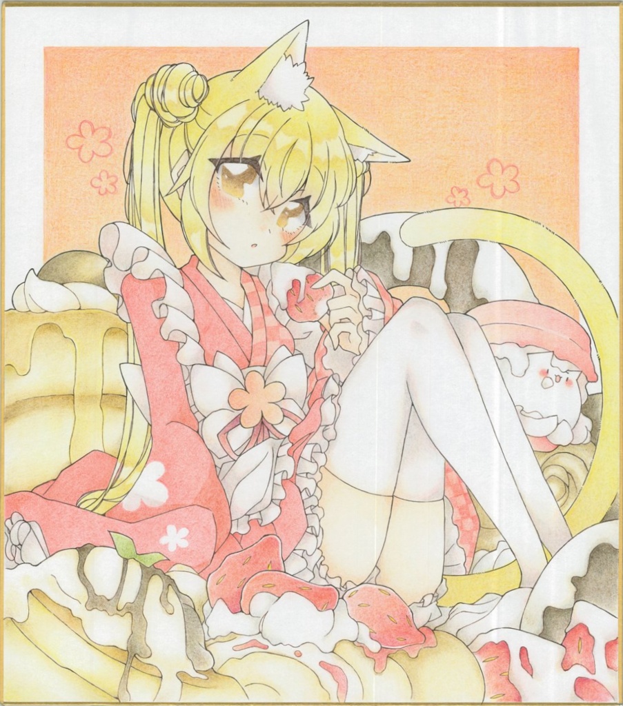 創作キャラ大色紙（ヒナ）