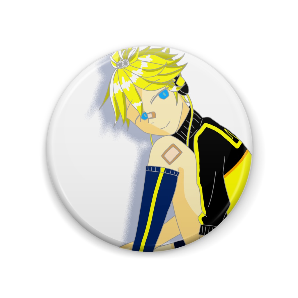 鏡音レンモジュールスタイリッシュエナジーL缶バッジ