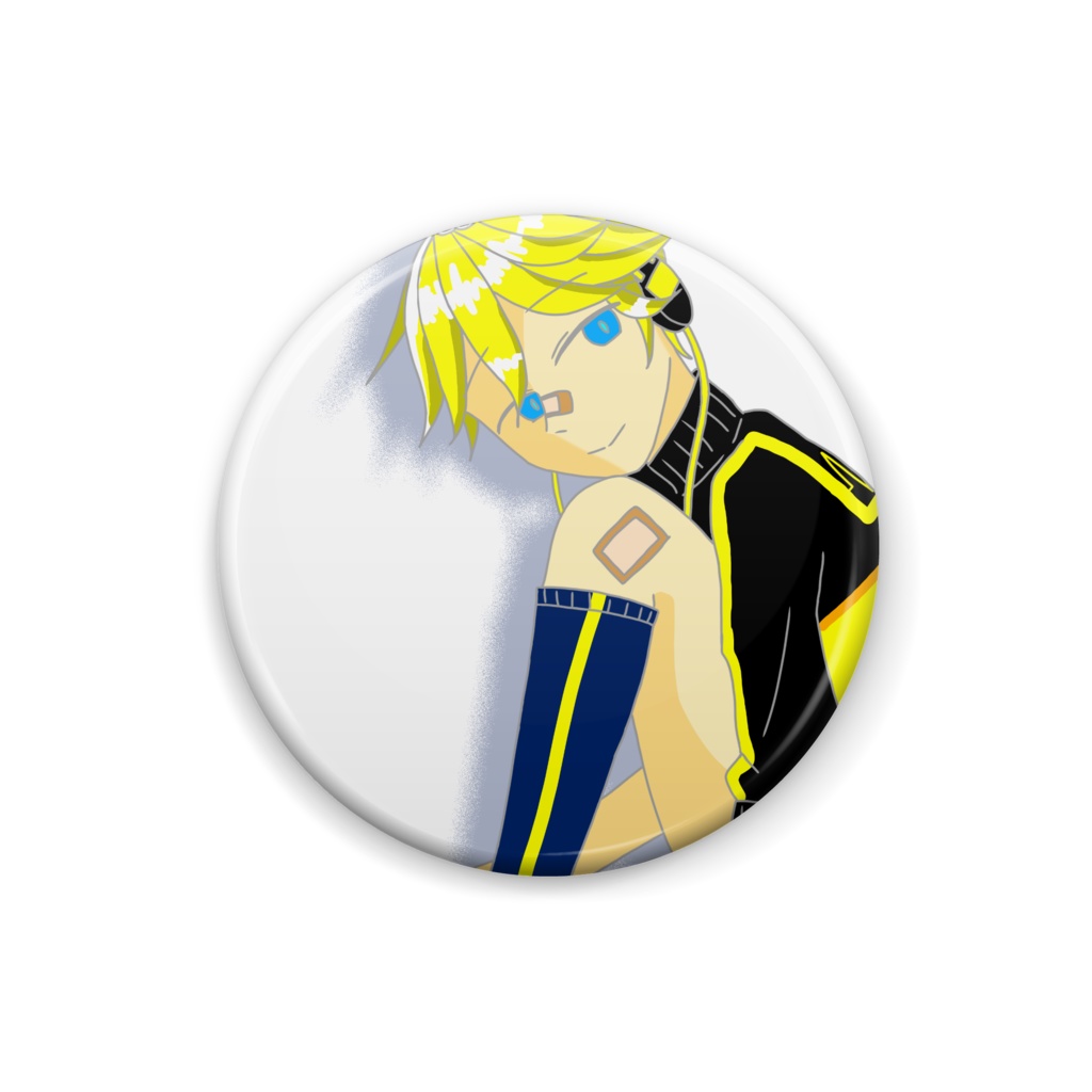 鏡音レンモジュールスタイリッシュエナジーL缶バッジ