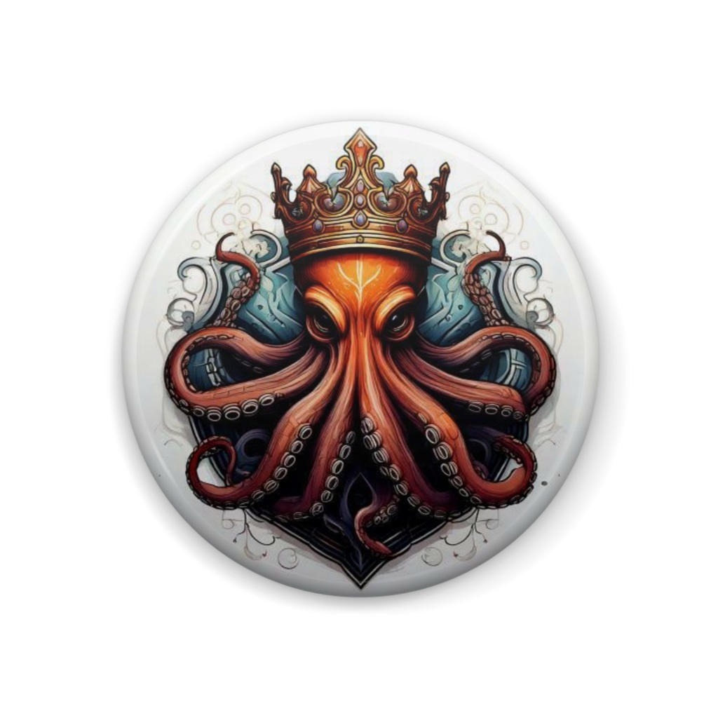 蛸墨🐙缶バッジ