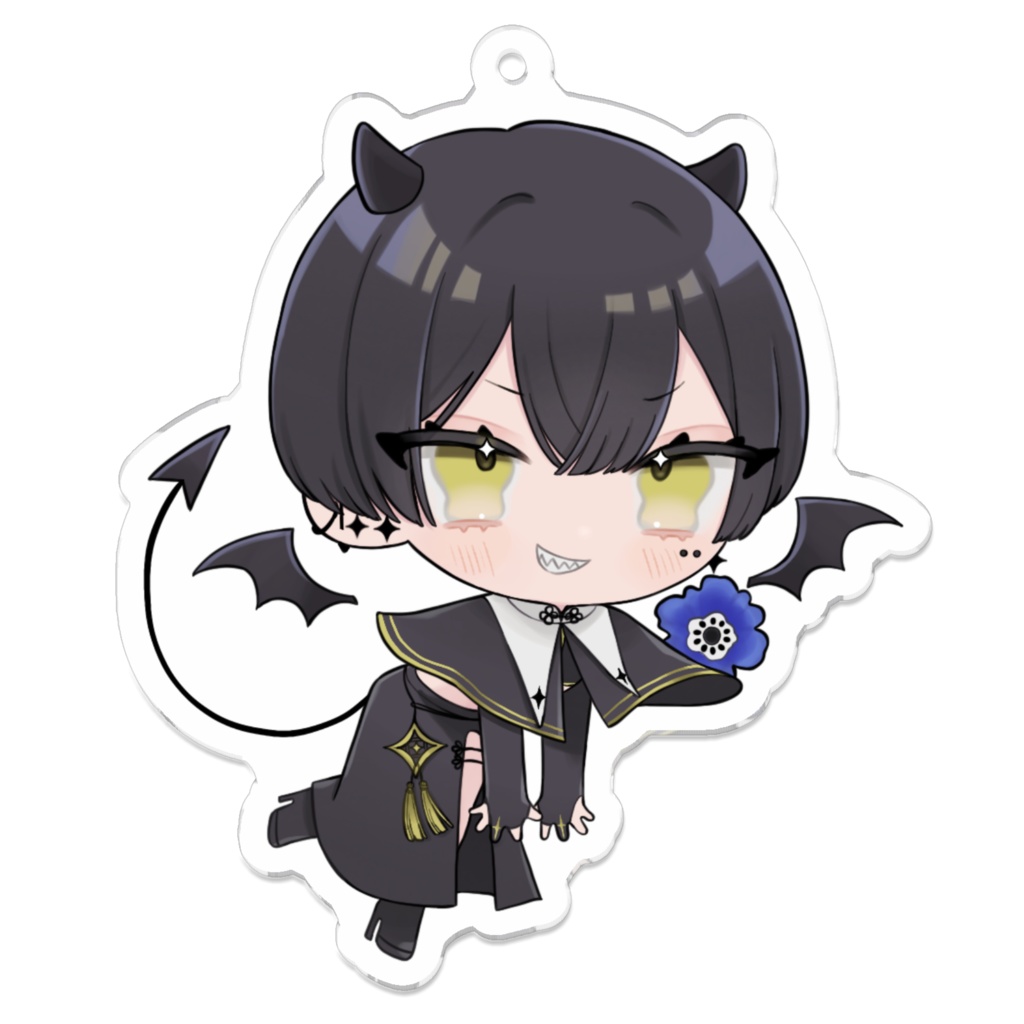 悪魔の銀蓮くん アクリルキーホルダー