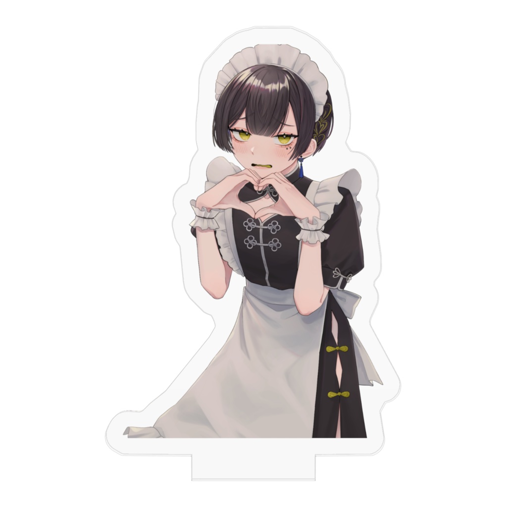 チャイナ風メイド銀蓮くんアクリルフィギュア的な