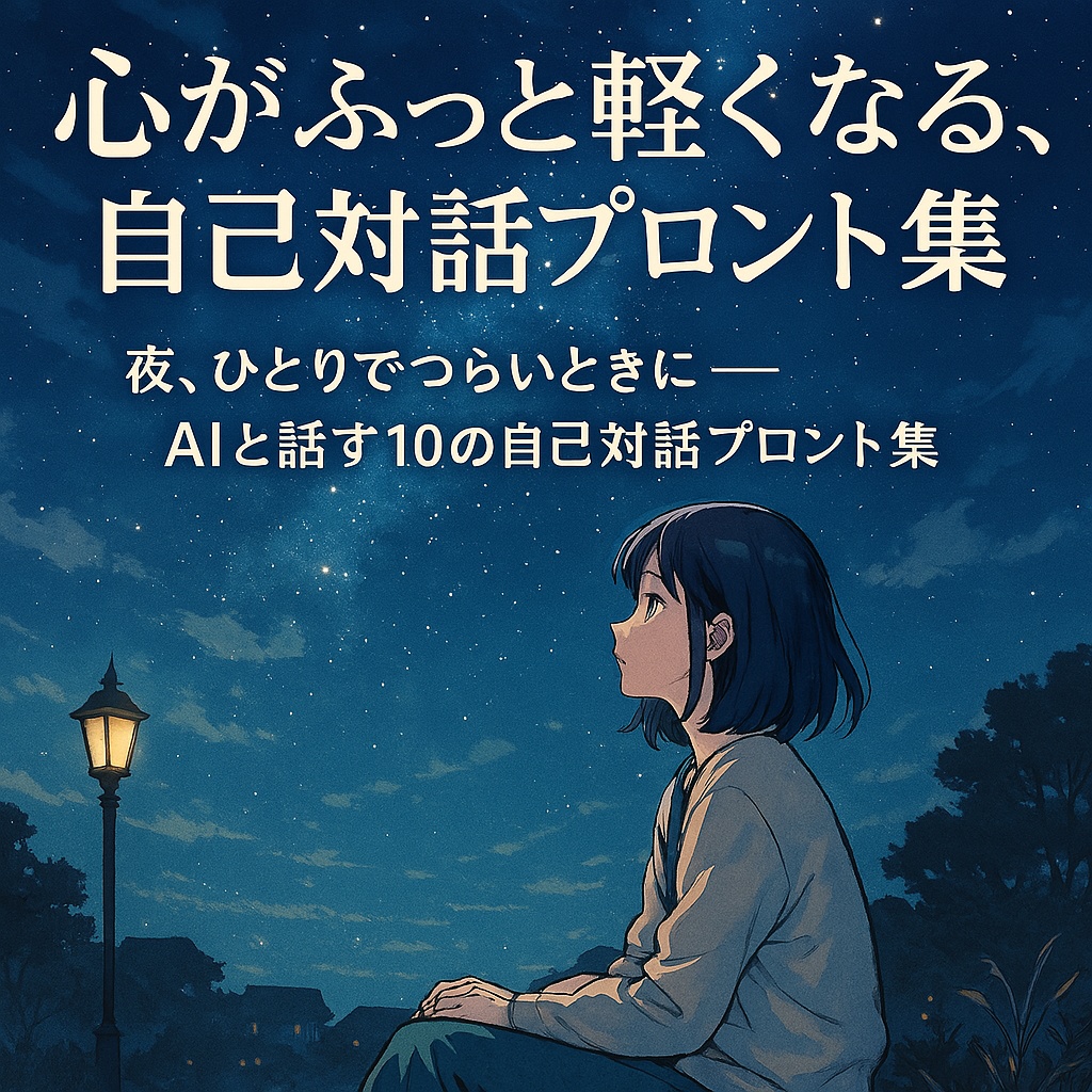 夜、ひとりでつらいときに ― AIと話す10の自己対話プロンプト