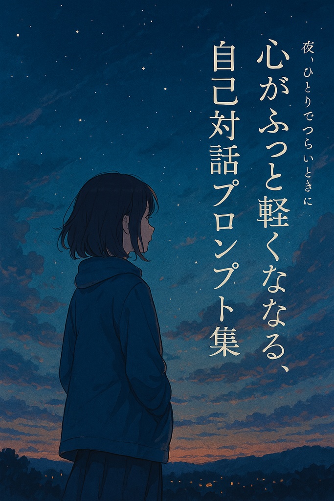 夜、ひとりでつらいときに ― AIと話す10の自己対話プロンプト