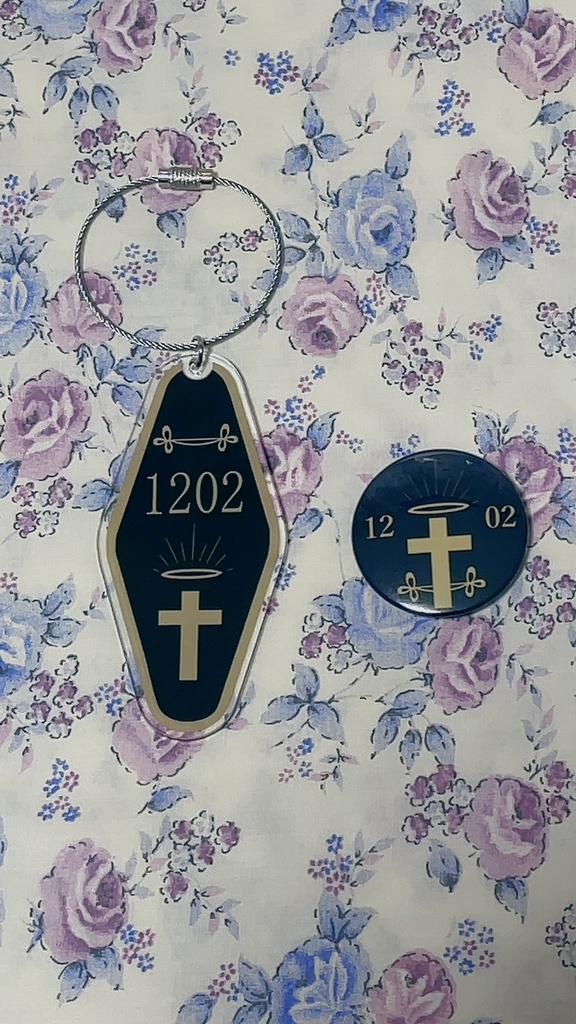 【非公式】にじさんじ 加賀美ハヤト モーテル風キーホルダー