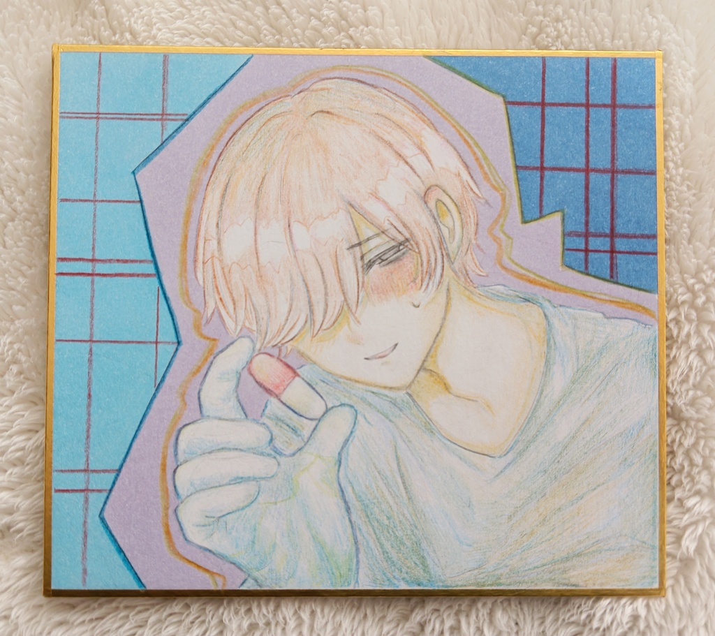色紙　創作イラスト