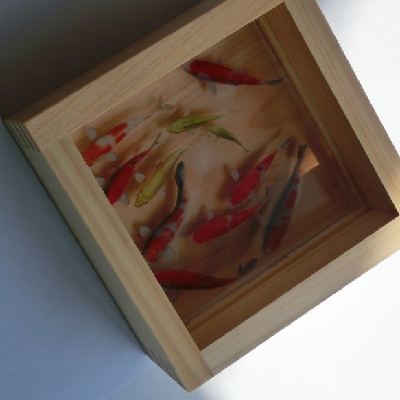 錦鯉 豊 日本製 桧 木 鯉 金魚 還暦 誕生日 動物 結婚 男性 女性 プレゼント ギフト 贈り物