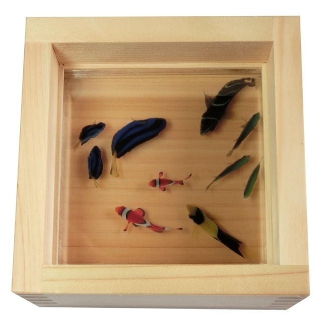 アクリル アート 絆 ニモ ドリー 海 ブルー 青 還暦 誕生日 結婚 男性 女性 プレゼント ギフト 贈り物 金魚 マリンブルー 海