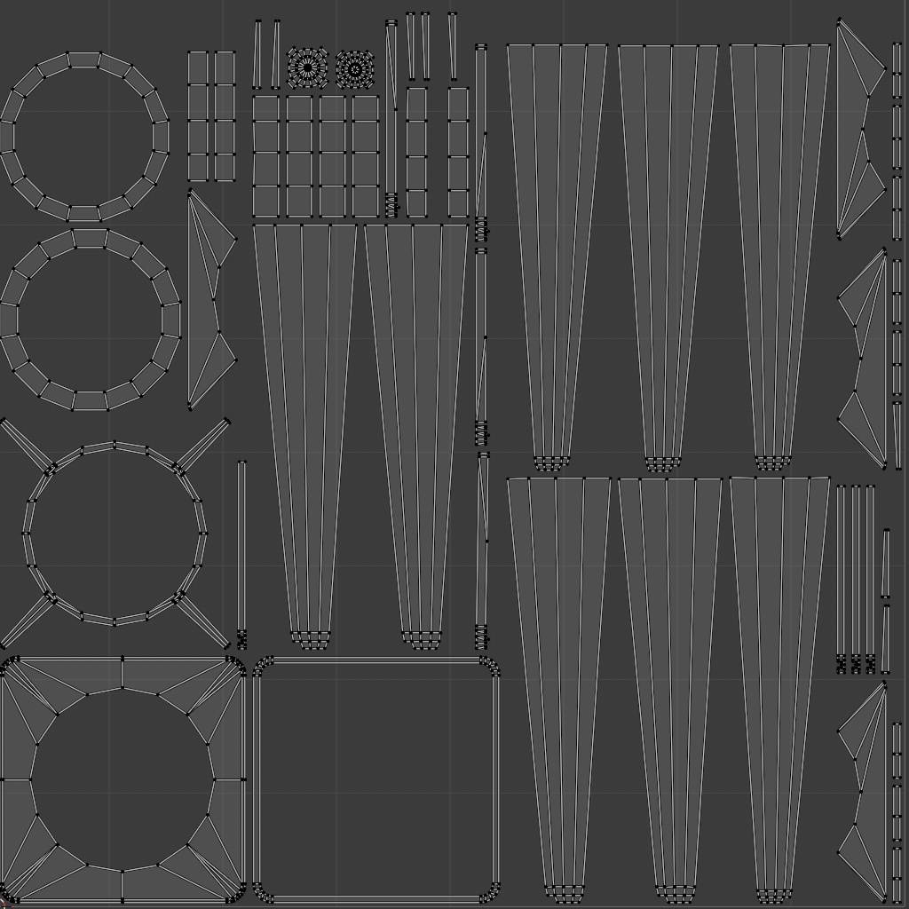 カラーコーン類の3Dモデルセット