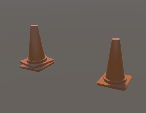 小さいカラーコーン|無料|3Dモデル|サンプル