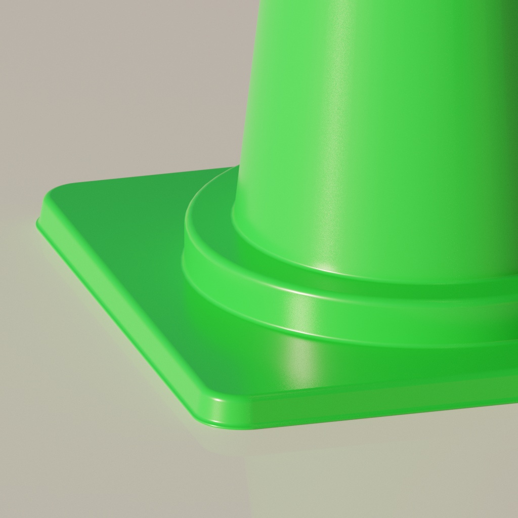 コーンの3Dモデル集|ハイポリ|Blender Asset Pack|Traffic cone